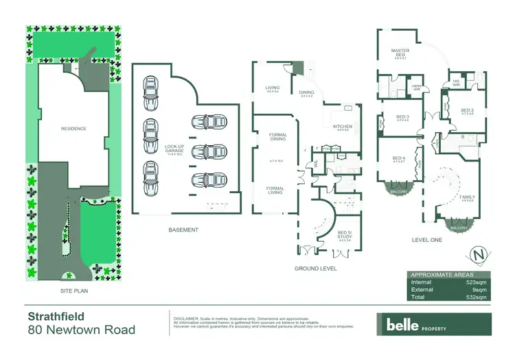 Floorplan of Homely house listing, 80 Newton Road, Strathfield NSW 2135