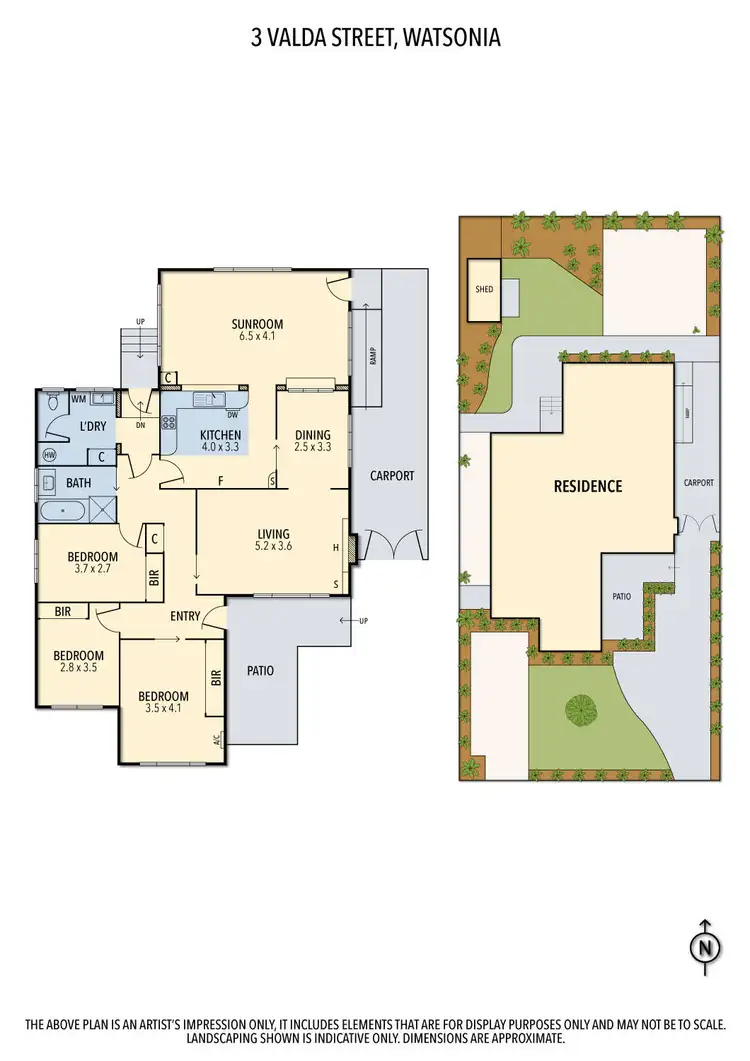 Floorplan of Homely house listing, 3 Valda Street, Watsonia VIC 3087