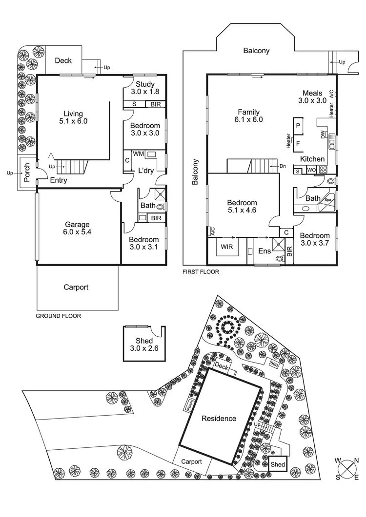 Floorplan of Homely house listing, 3 Oxford Court, Mount Martha VIC 3934