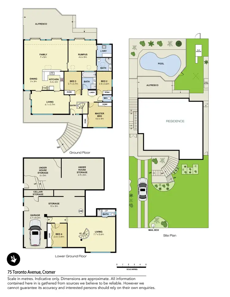 Floorplan of Homely house listing, 75 Toronto Avenue, Cromer NSW 2099