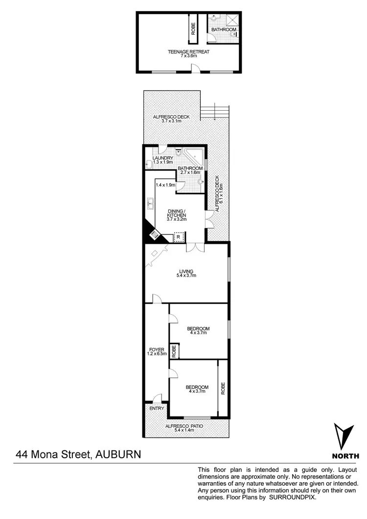 Floorplan of Homely house listing, 44 Mona Street, Auburn NSW 2144