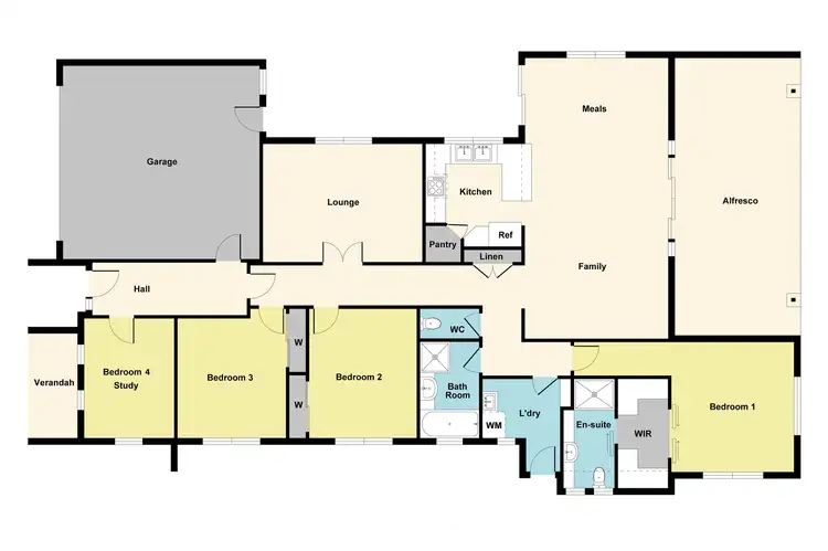 Floorplan of Homely house listing, 299 Gladstone Street, Maryborough VIC 3465