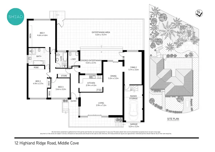 Floorplan of Homely house listing, 12 Highland Ridge Road, Middle Cove NSW 2068