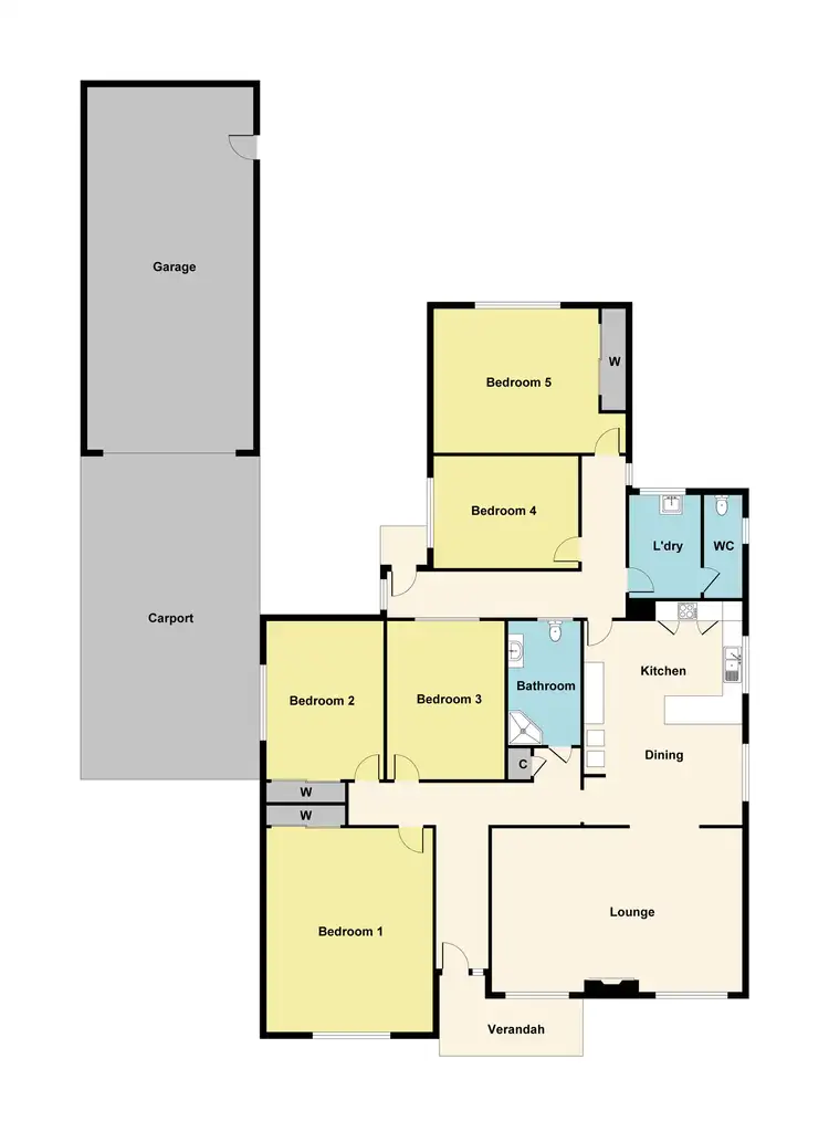Floorplan of Homely house listing, 60 Albert Street, Ararat VIC 3377