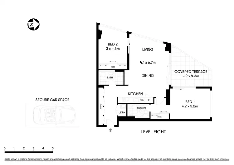 Floorplan of Homely apartment listing, 809/80 Alfred Street, Milsons Point NSW 2061