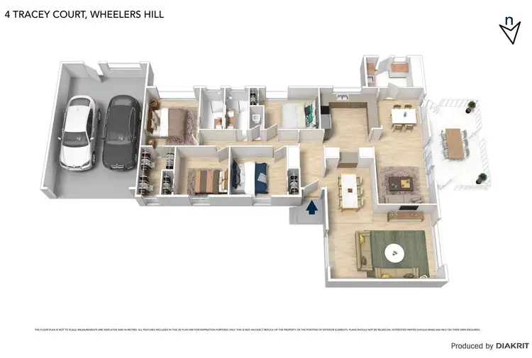 Floorplan of Homely house listing, 4 Tracey Court, Wheelers Hill VIC 3150