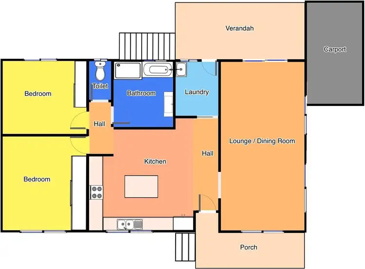 Floorplan of Homely house listing, 27 Peveril Street, Tinonee NSW 2430