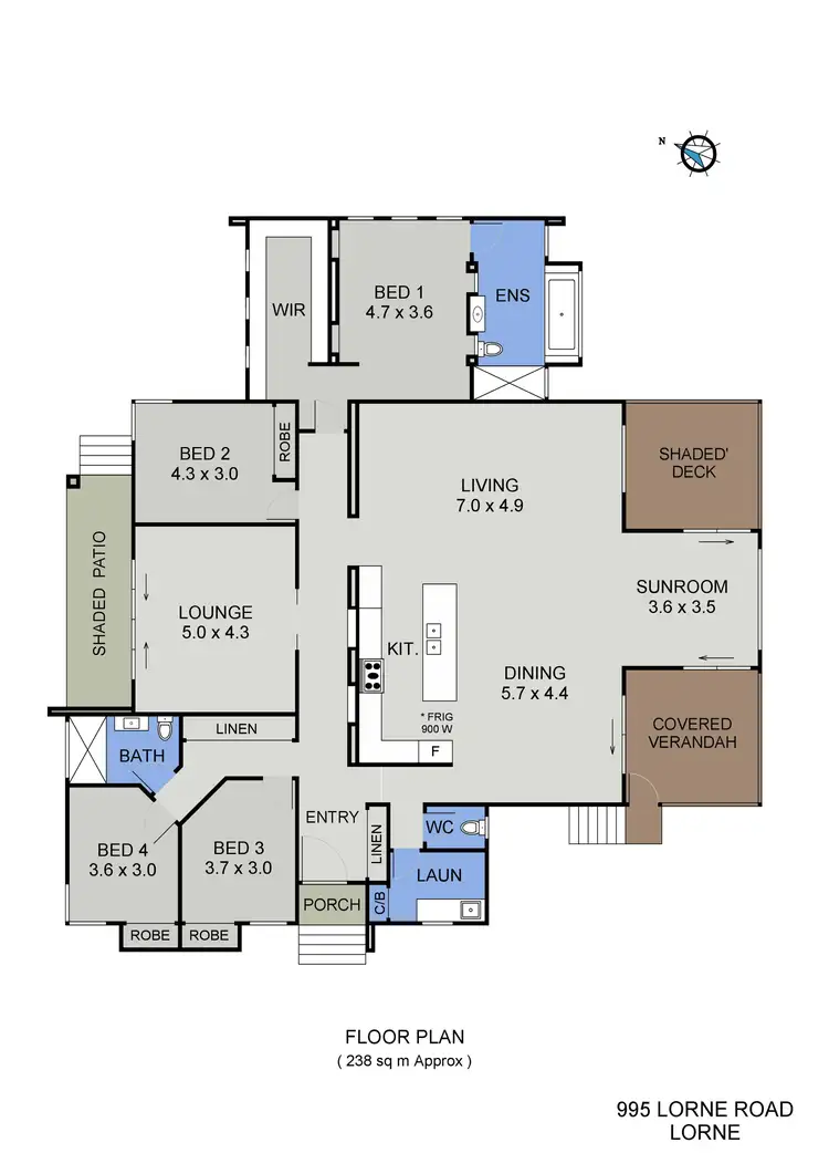 Floorplan of Homely house listing, 995 Lorne Road, Lorne NSW 2439