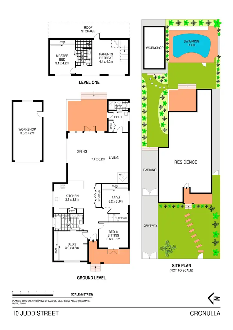 Floorplan of Homely house listing, 10 Judd Street, Cronulla NSW 2230