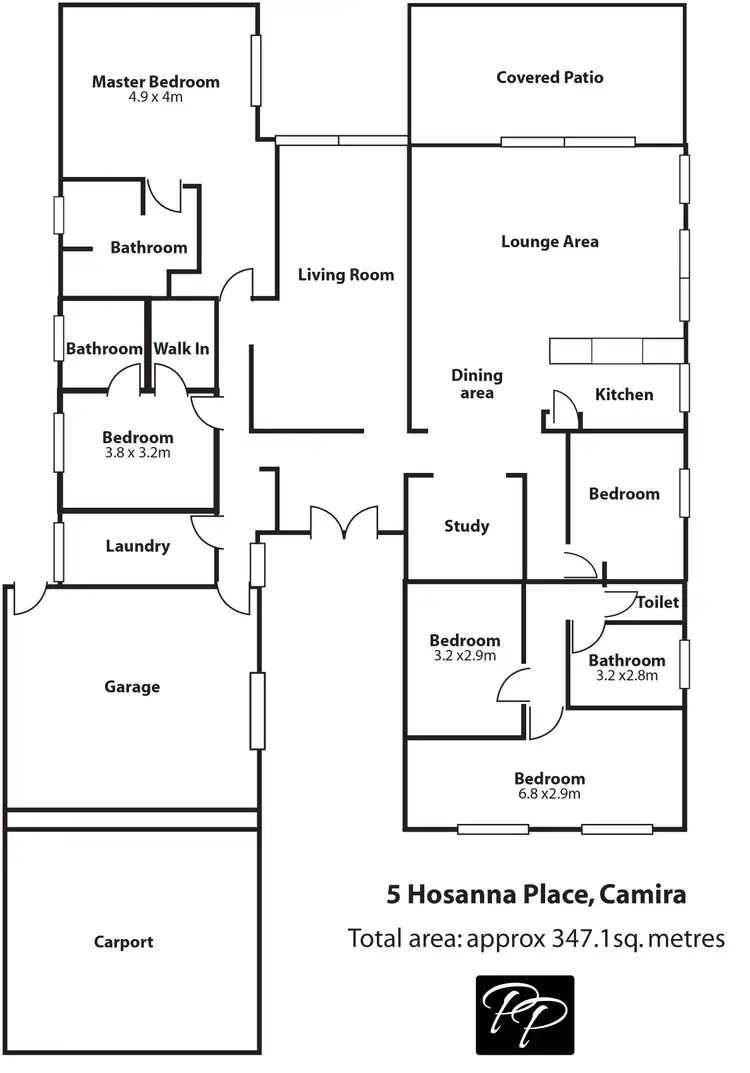 Floorplan of Homely house listing, 5 Hosanna Place, Camira QLD 4300