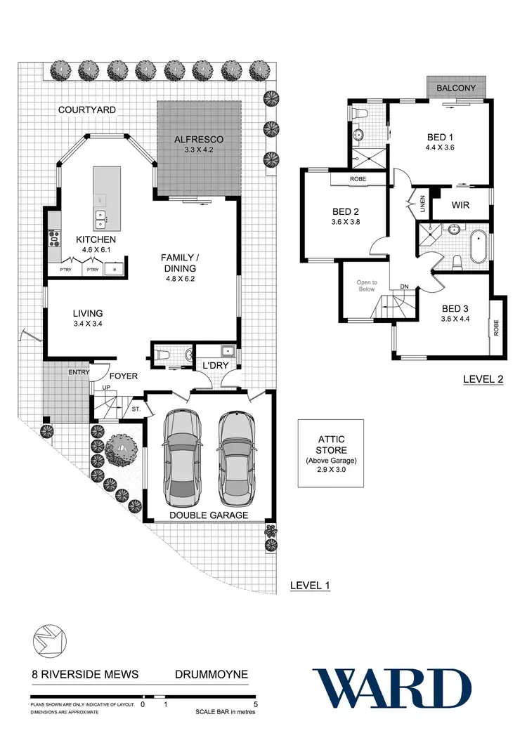 Floorplan of Homely house listing, 8 Riverside Mews, Drummoyne NSW 2047