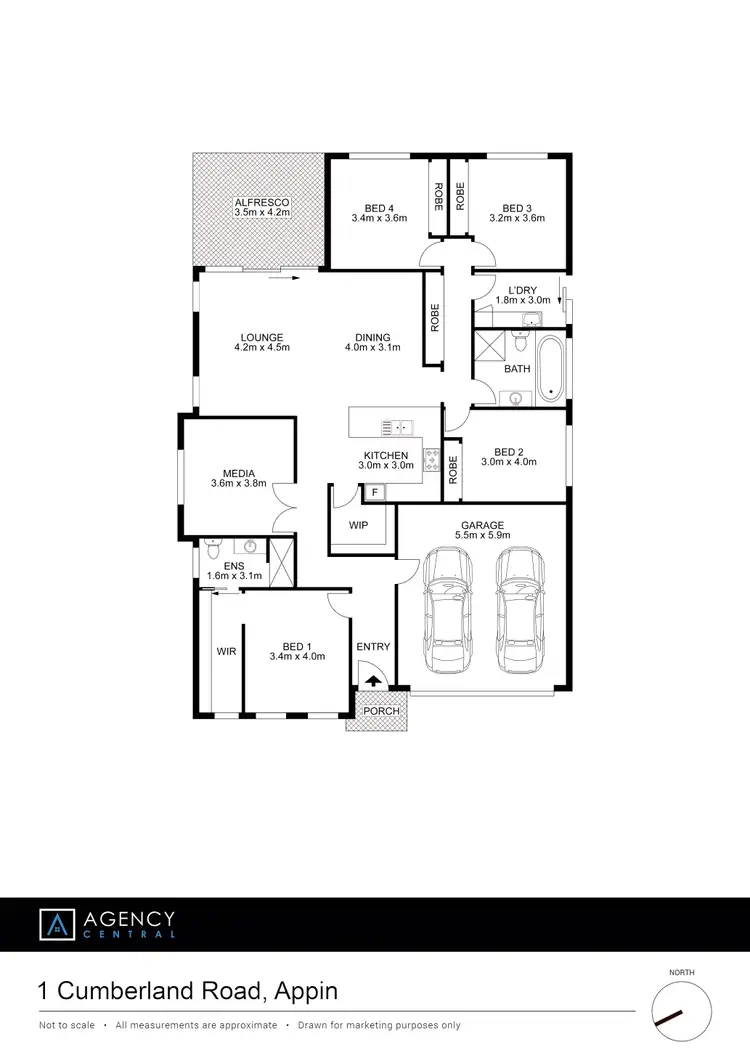 Floorplan of Homely house listing, 1 Cumberland Road, Appin NSW 2560