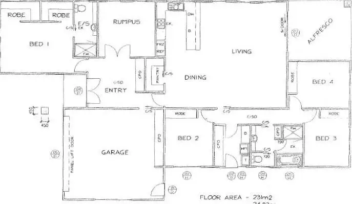 Floorplan of Homely house listing, 215 Stanley Street South, Latrobe TAS 7307