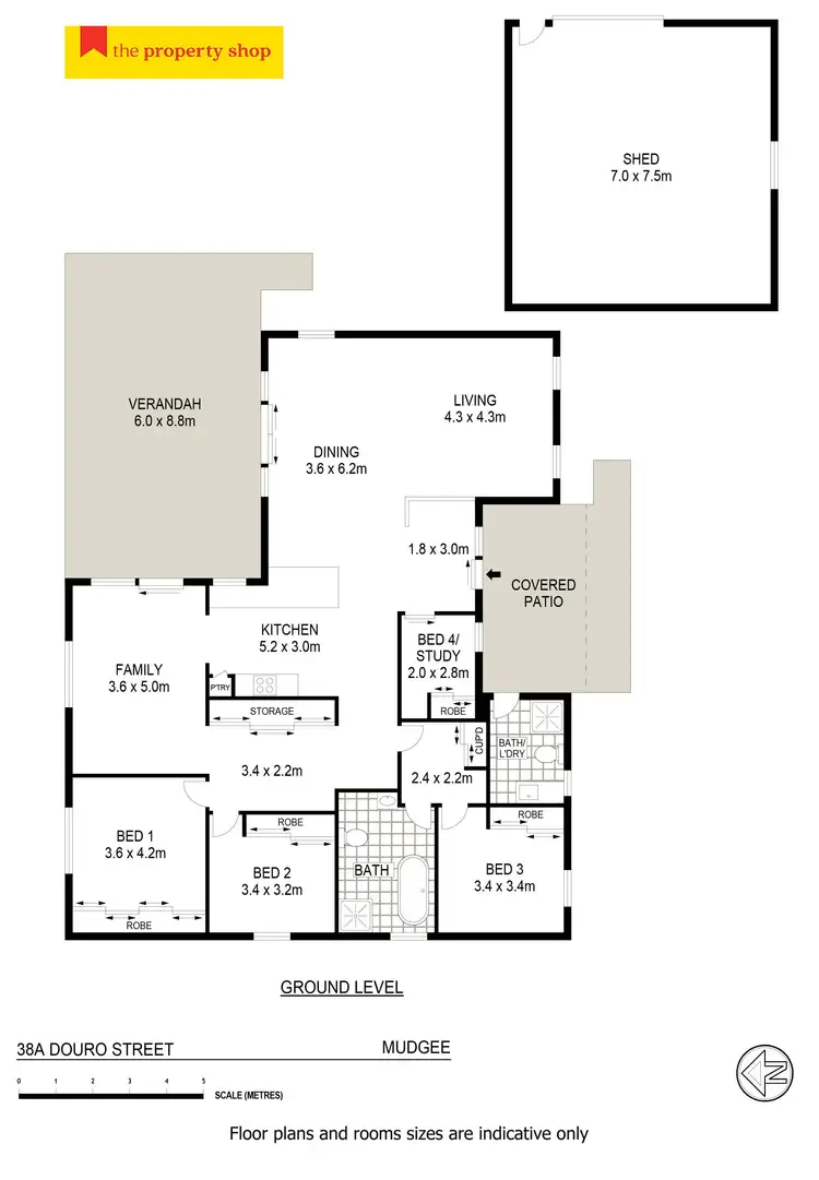 Floorplan of Homely house listing, 38a Douro Street, Mudgee NSW 2850