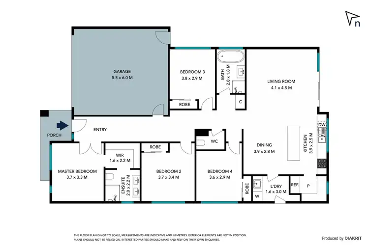 Floorplan of Homely house listing, 63 Kerrabee Drive, Mernda VIC 3754