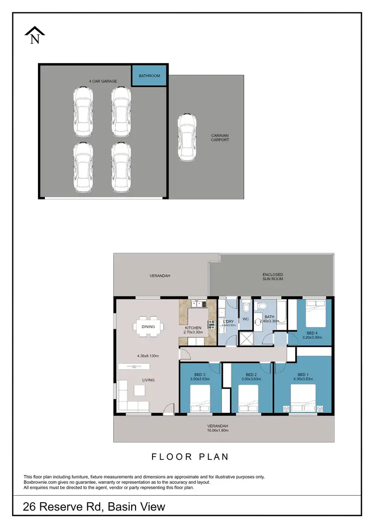 Floorplan of Homely house listing, 26 Reserve Road, Basin View NSW 2540
