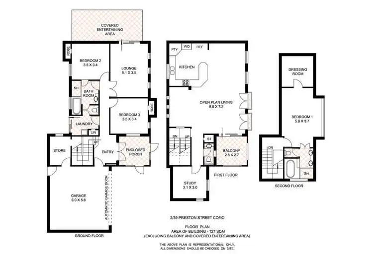 Floorplan of Homely house listing, 2/39 Preston Street, Como WA 6152