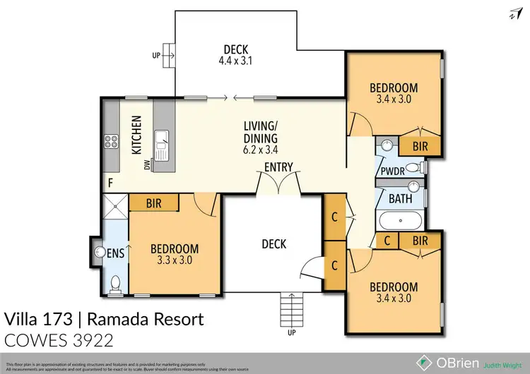 Floorplan of Homely villa listing, Villa 173/2128 Phillip Island Road, Cowes VIC 3922