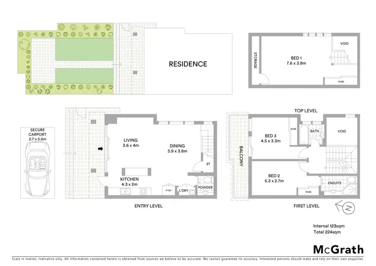 Floorplan of Homely townhouse listing, 5/66 Belmore Street, North Parramatta NSW 2151