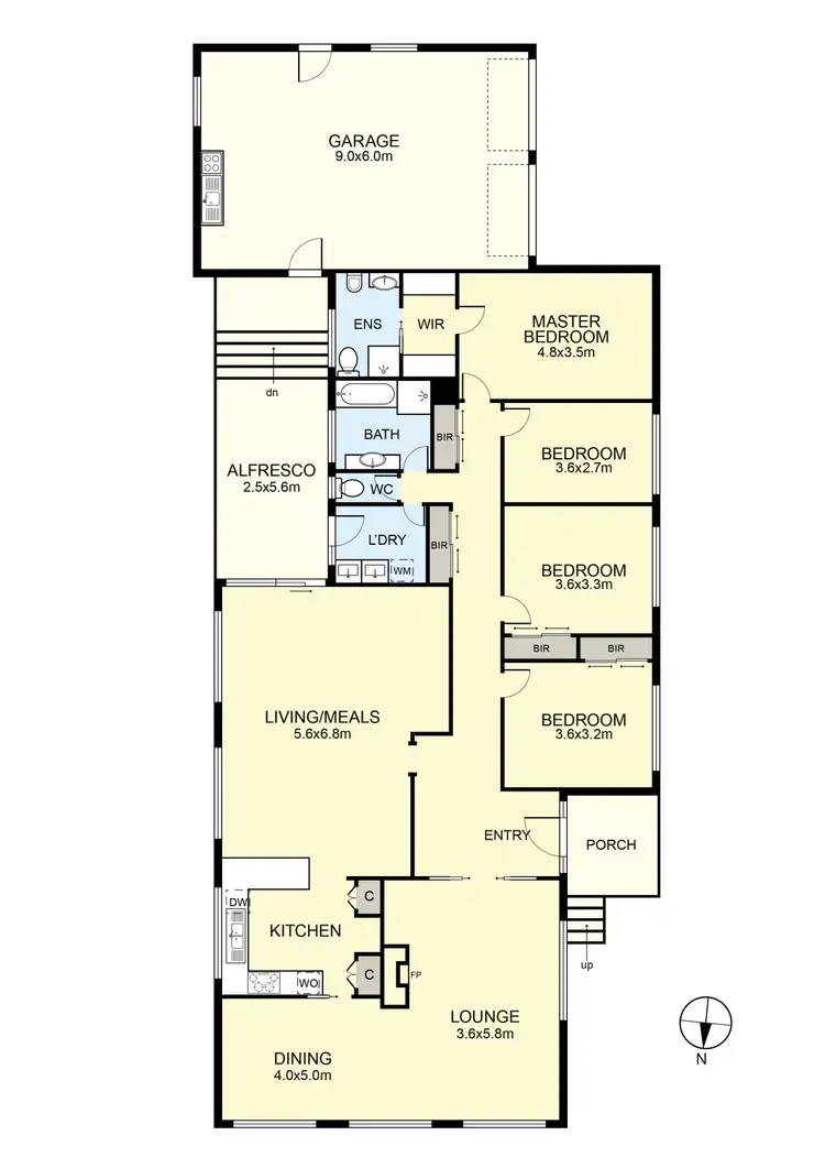 Floorplan of Homely house listing, 19 Davidson Street, Reservoir VIC 3073