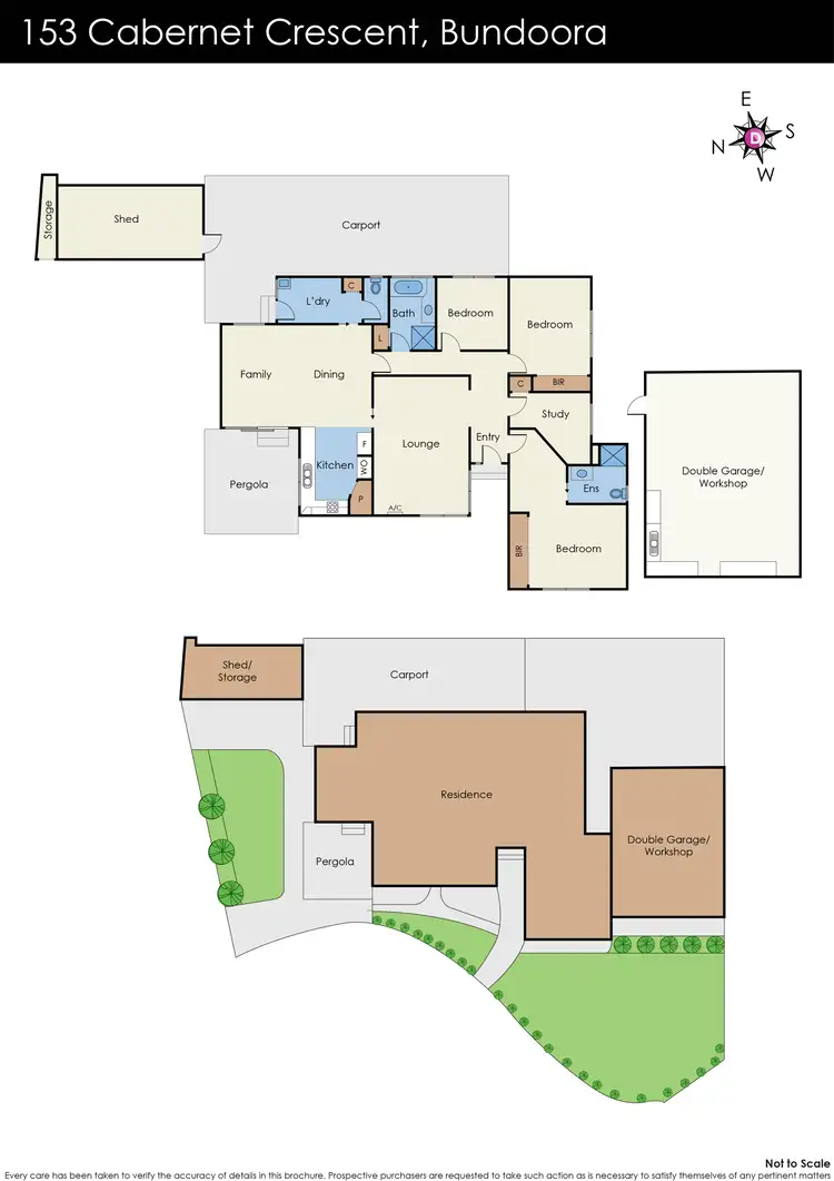Floorplan of Homely house listing, 153 Cabernet Crescent, Bundoora VIC 3083