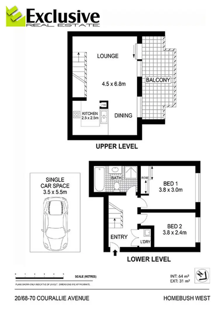 Floorplan of Homely apartment listing, 20/68-70 Courallie Avenue, Homebush West NSW 2140