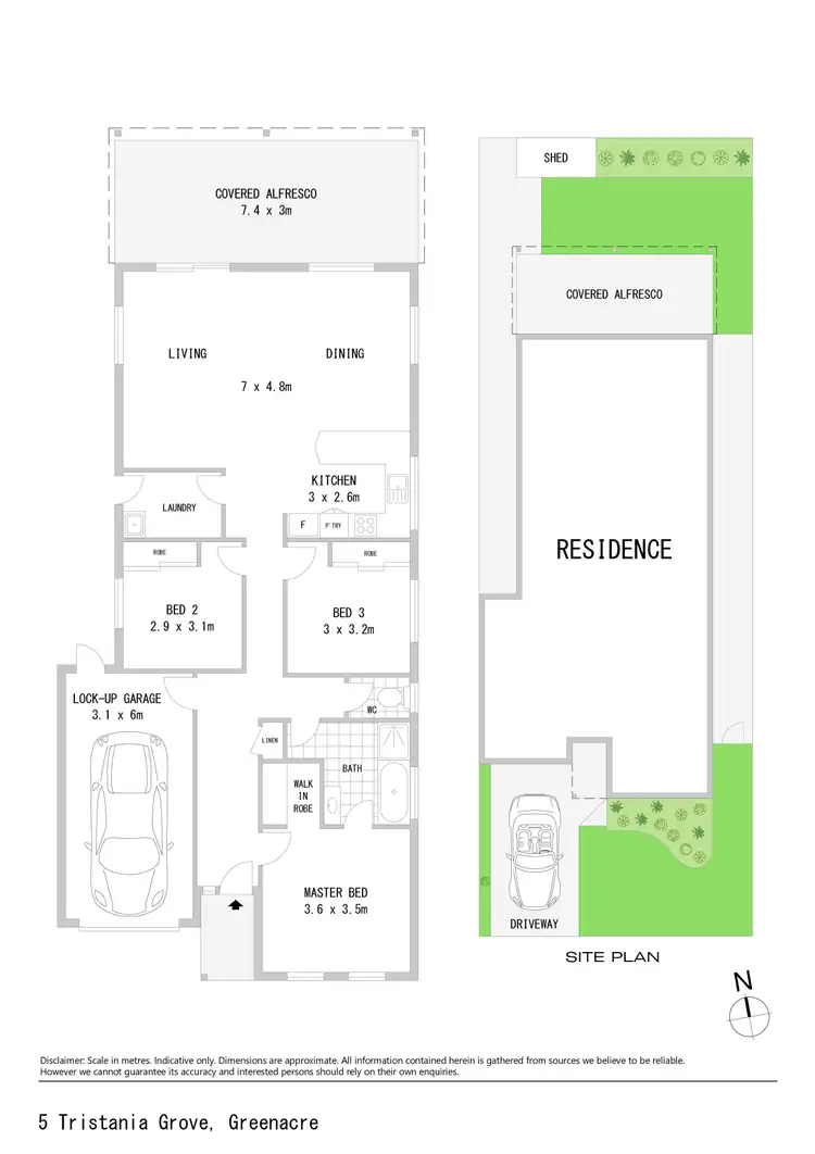Floorplan of Homely house listing, 5 Tristania Grove, Greenacre NSW 2190