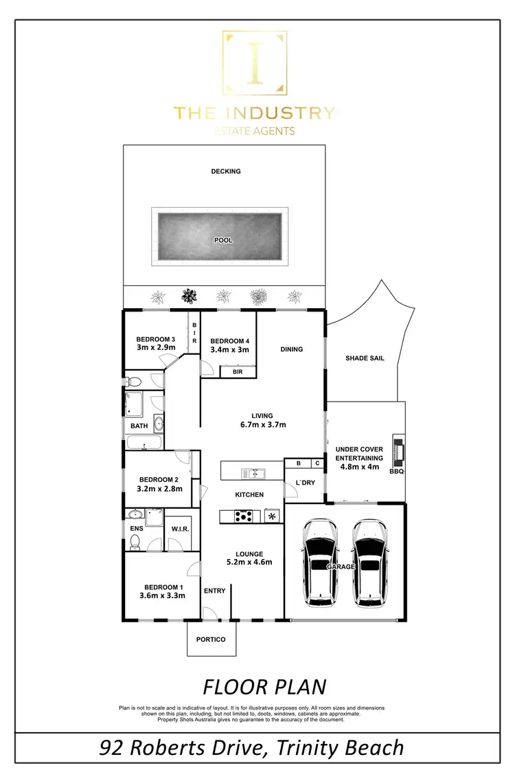 Floorplan of Homely house listing, 92 Roberts Drive, Trinity Beach QLD 4879