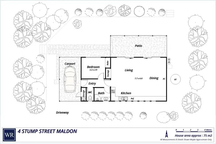 Floorplan of Homely house listing, 4 Stump Street, Maldon VIC 3463