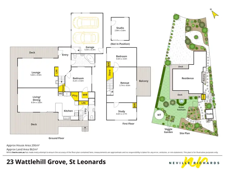 Floorplan of Homely house listing, 23 Wattlehill Grove, St Leonards VIC 3223