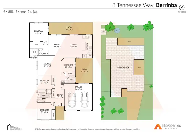 Floorplan of Homely house listing, 8 Tennessee Way, Berrinba QLD 4117