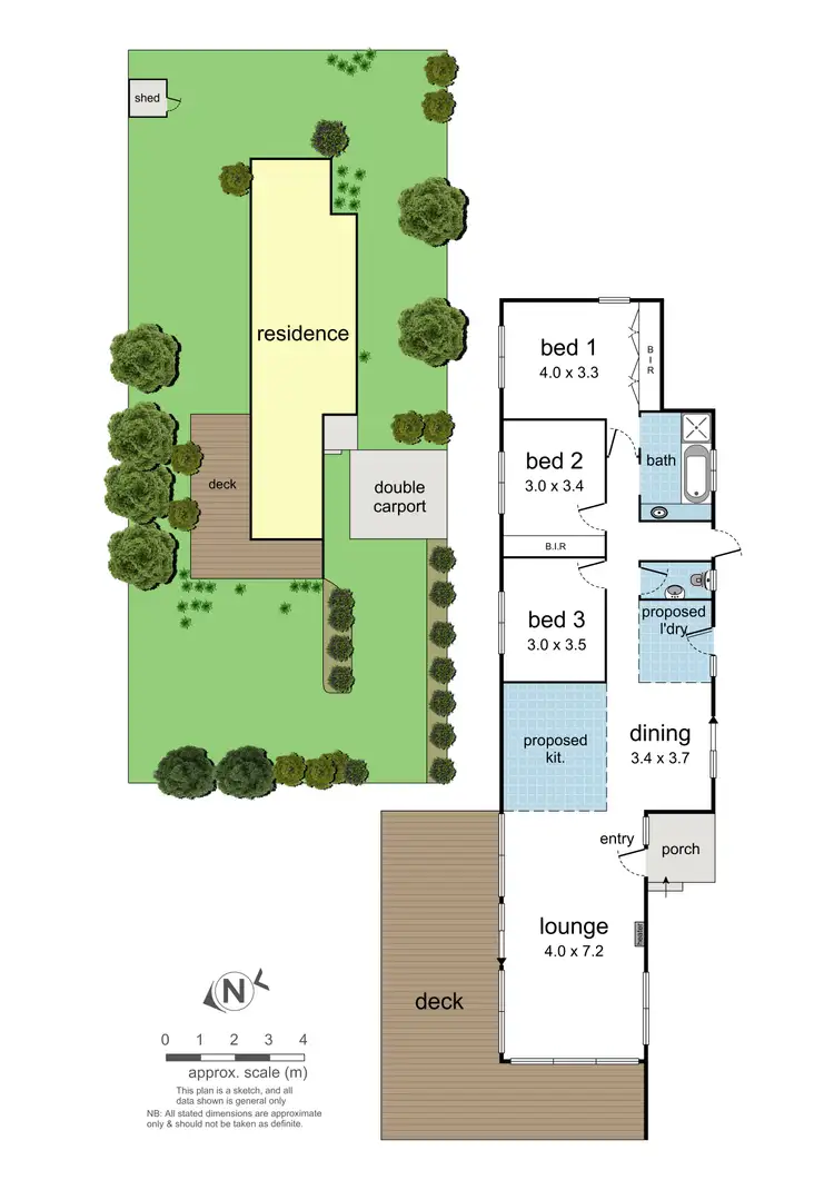 Floorplan of Homely house listing, 24 Mundara Drive, Ringwood VIC 3134