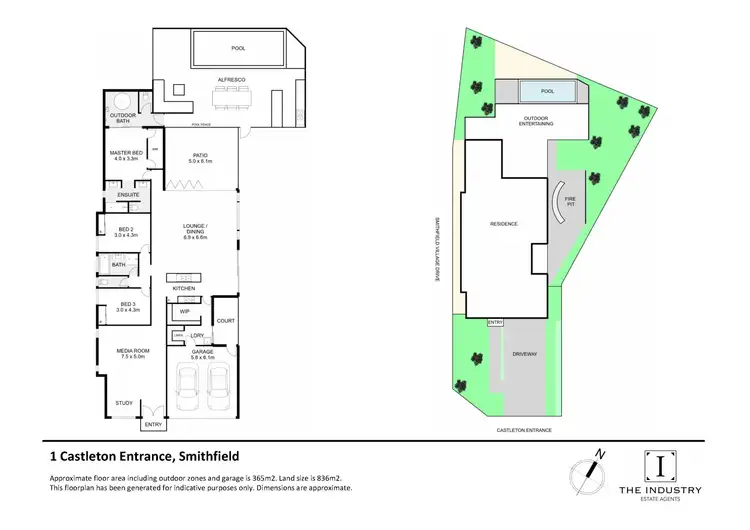 Floorplan of Homely house listing, 1 Castleton Entrance, Smithfield QLD 4878