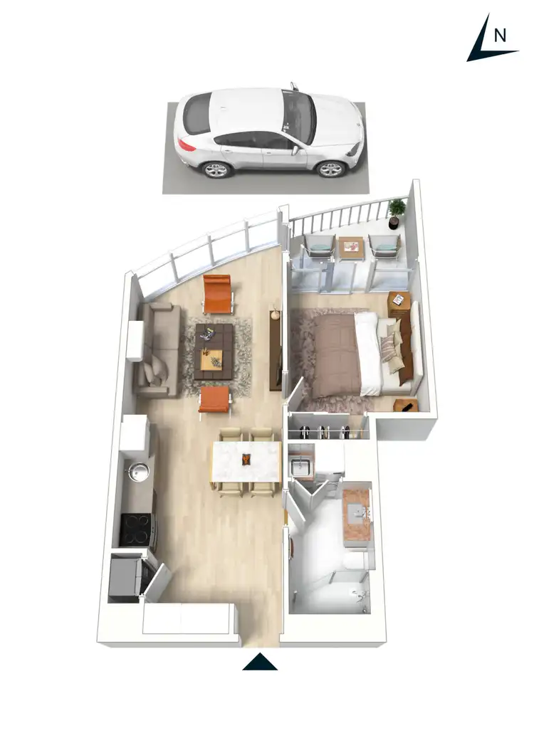 Floorplan of Homely apartment listing, 1703/231 Harbour Esplanade, Docklands VIC 3008