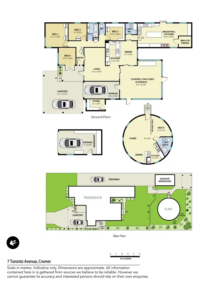 Floorplan of Homely house listing, 7 Toronto Avenue, Cromer NSW 2099