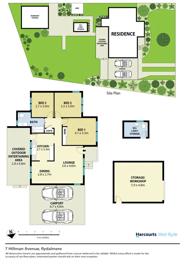 Floorplan of Homely house listing, 7 Hillman Avenue, Rydalmere NSW 2116
