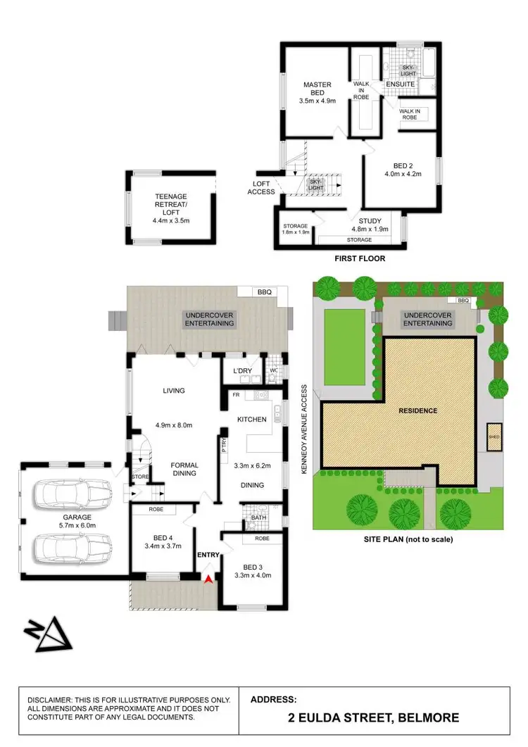 Floorplan of Homely house listing, 2 Eulda Street, Belmore NSW 2192