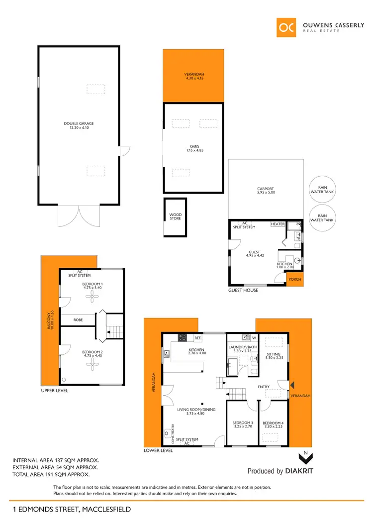 Floorplan of Homely rural property listing, 1 Edmonds Street, Macclesfield SA 5153