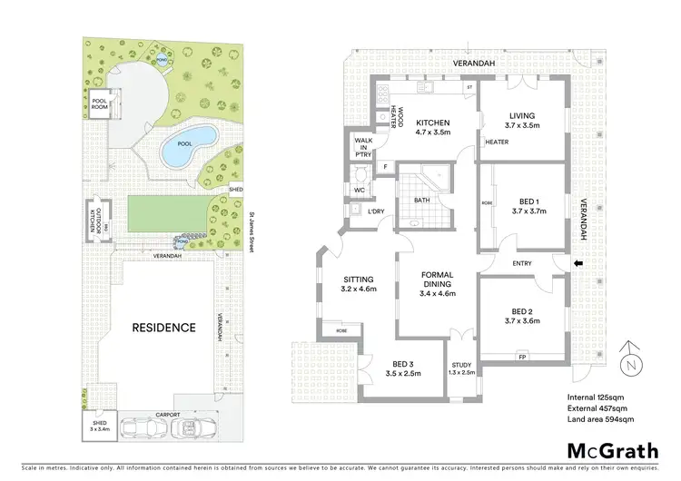 Floorplan of Homely house listing, 5 St James Street, Geelong West VIC 3218