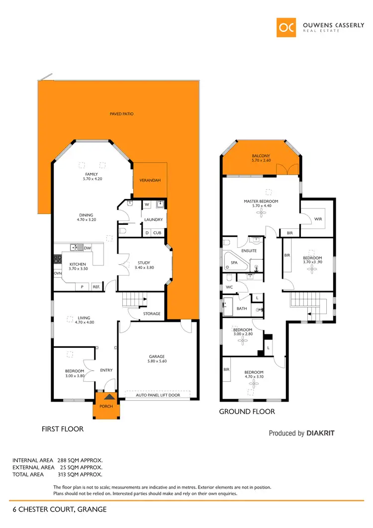 Floorplan of Homely house listing, 6 Chester Court, Grange SA 5022