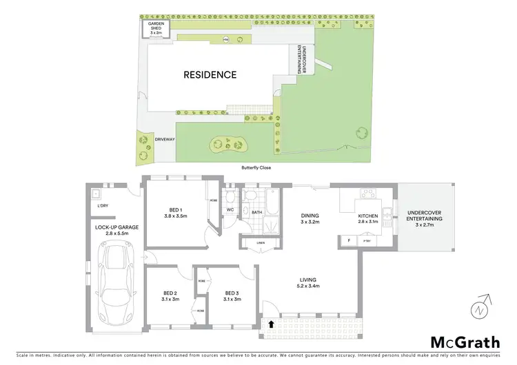 Floorplan of Homely house listing, 6 Butterfly Close, Boambee East NSW 2452