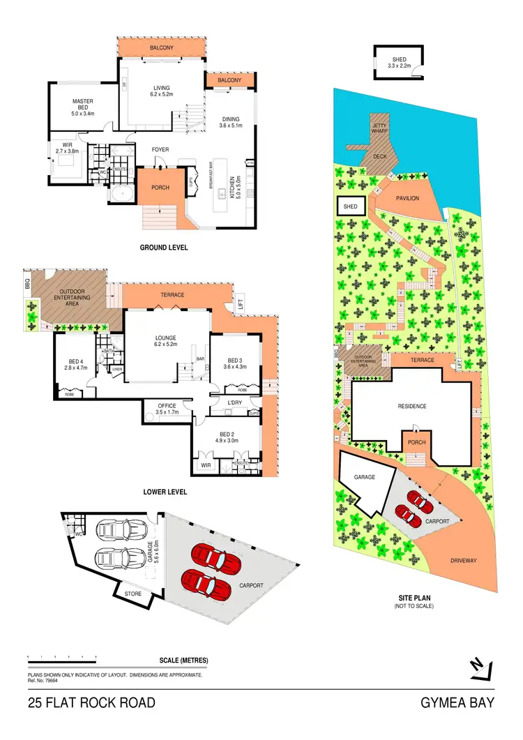 Floorplan of Homely house listing, 25 Flat Rock Road, Gymea Bay NSW 2227