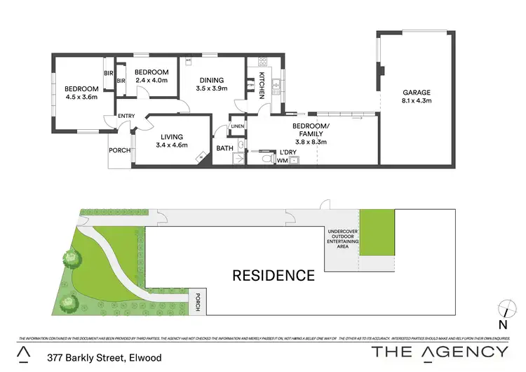 Floorplan of Homely house listing, 377 Barkly Street, Elwood VIC 3184