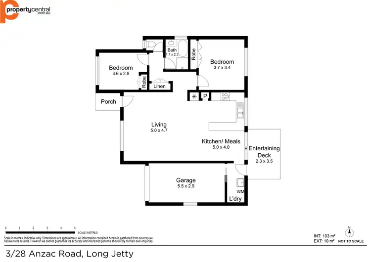 Floorplan of Homely villa listing, 3/28 Anzac Road, Long Jetty NSW 2261
