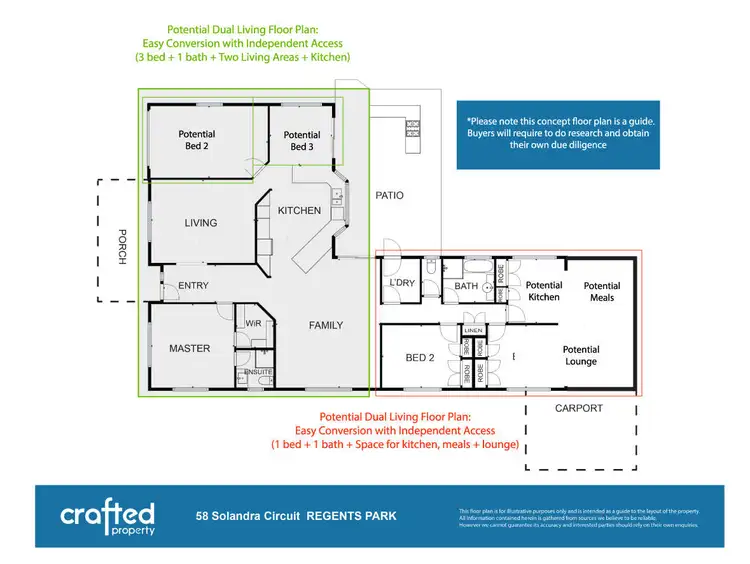 Floorplan of Homely house listing, 58 Solandra Circuit, Regents Park QLD 4118