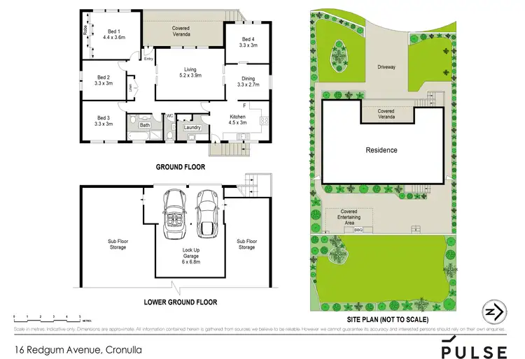 Floorplan of Homely house listing, 16 Redgum Avenue, Cronulla NSW 2230