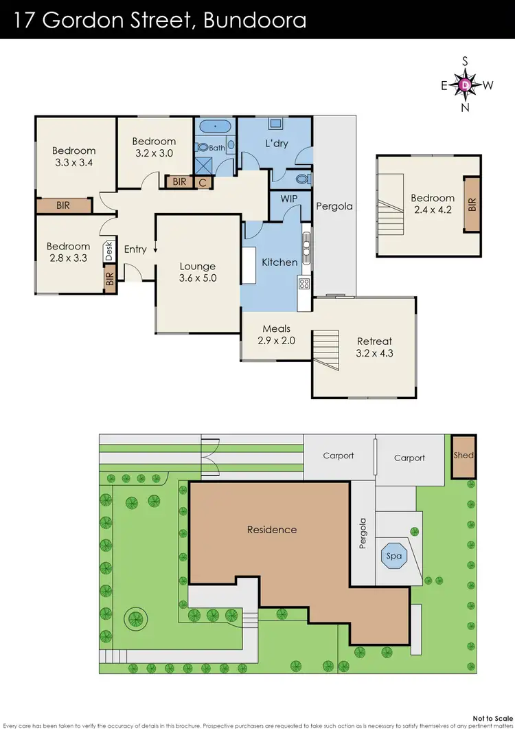 Floorplan of Homely house listing, 17 Gordon Street, Bundoora VIC 3083