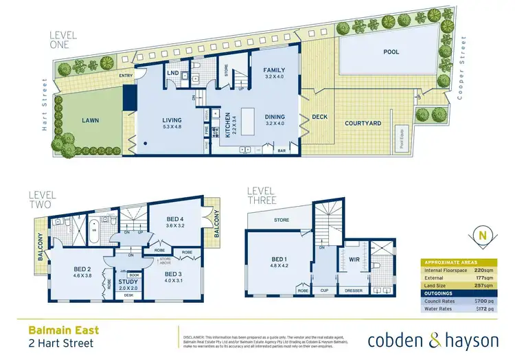 Floorplan of Homely house listing, 2 Hart Street, Balmain East NSW 2041