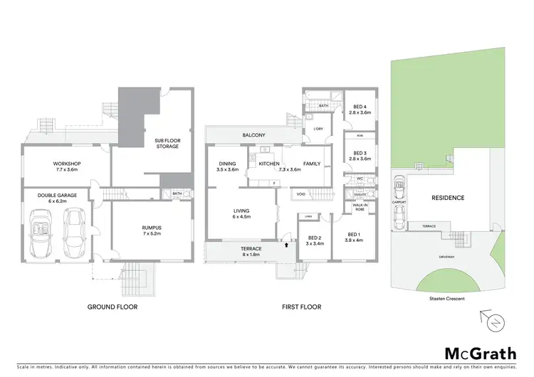Floorplan of Homely house listing, 19 Staaten Crescent, Kaleen ACT 2617