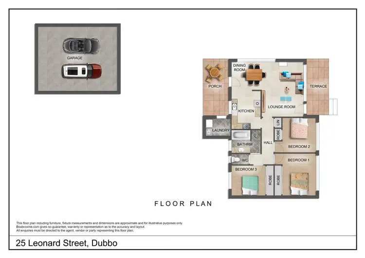 Floorplan of Homely house listing, 25 Leonard Street, Dubbo NSW 2830